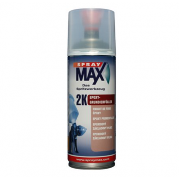 SPRAY MAX Podkład gruntująco-wypełniający 2K szybki szary 400ml