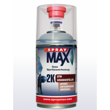 SPRAY MAX Podkład wypełniający na metal 2K czarny 250ml