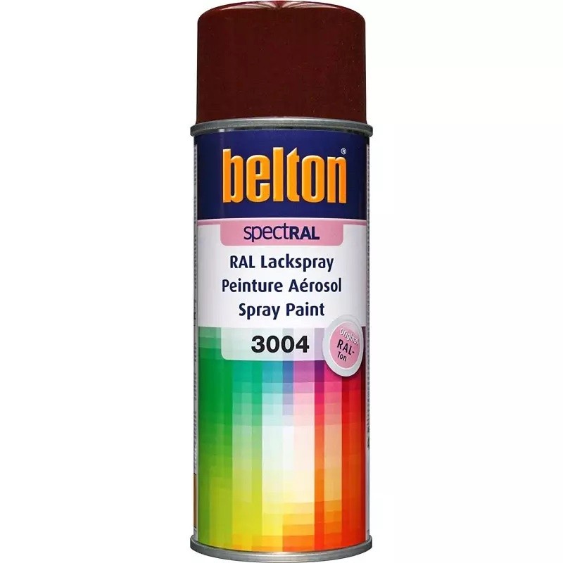 BELTON lakier w sprayu RAL 3004 czerwony purpurowy 400ml