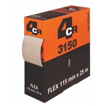 4CR Papier na gąbce 3150 FLEX 115mm x 25m P320