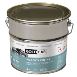Goldcar podkład akrylowy 2K fuller czarny 3L