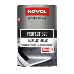 NOVOL PROTECT 320 Podkład Akrylowy 4:1 Biały 800ml  + 0,2L UTW