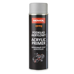NOVOL Podkład Akrylowy Spray Szary 500ml