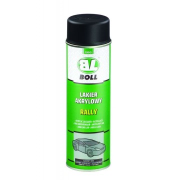 BOLL Rally lakier akrylowy Czarny mat spray 500ml