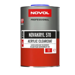 NOVOL NOVAKRYL 570 Lakier akrylowy Bezbarwny 1L + UTW 500ml