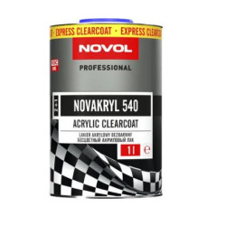NOVOL NOVAKRYL 540 Lakier akrylowy Bezbarwny 1L + UTW 500ml
