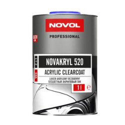 NOVOL NOVAKRYL 520 Lakier akrylowy Bezbarwny 1L + UTW 500ml